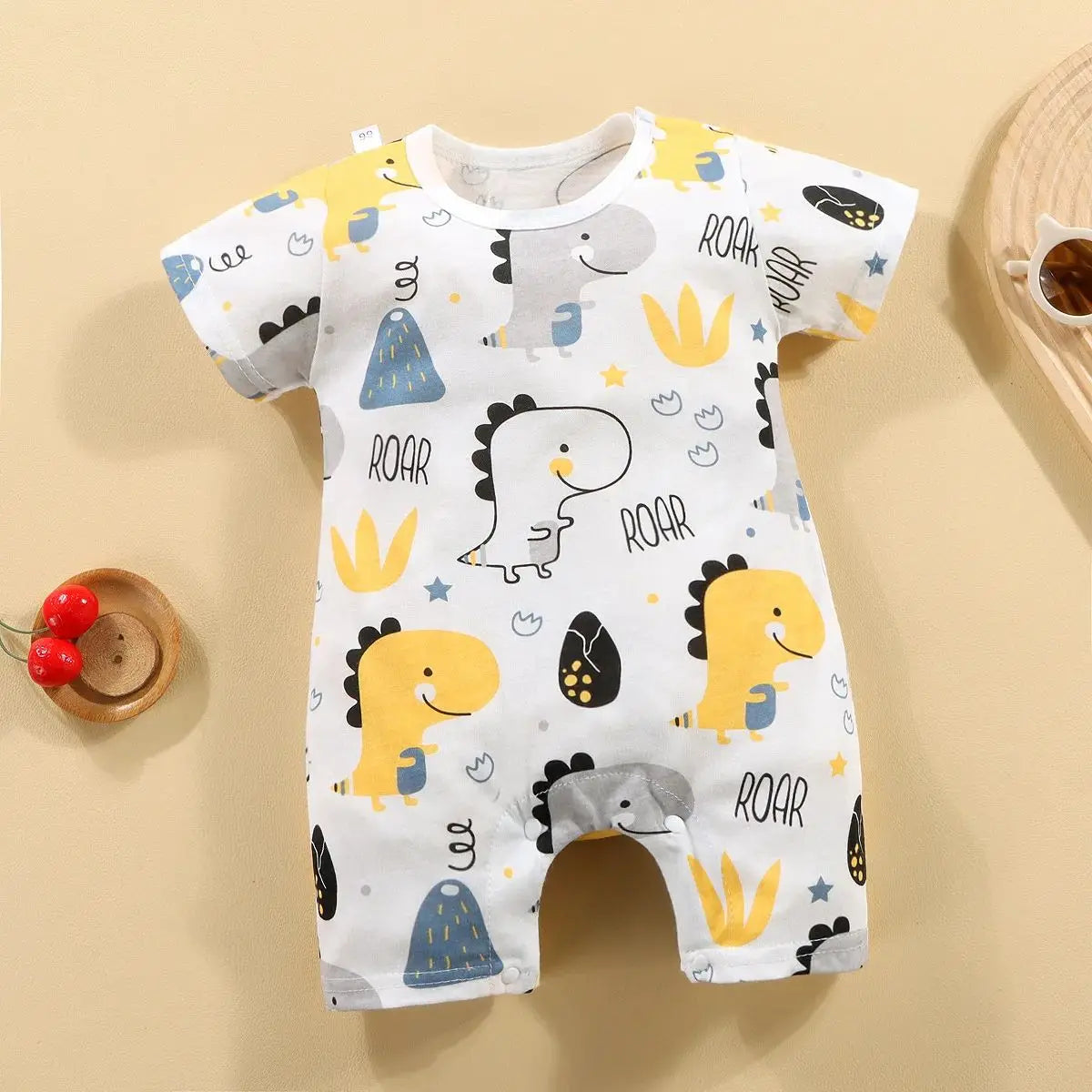 Summer Baby Jumpsuit Short Sleeved Newborn Boys Girls Romper Baby Jumpsuit Kid Clothes Children's Clothing