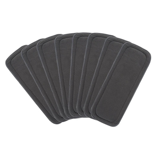 Elinfant 4/8/10 Pcs Diaper Insert 5 Layers Bamboo Charcoal Absorbent Reusable Baby Nappy Diaper Nappy For Baby Cloth Diaper