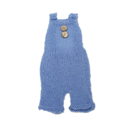 Newborn Photography Props Soft Mohair Baby Boy Girls Costume Handmade Knit Buttons Romper Outfit Baby Photo Props Accessories