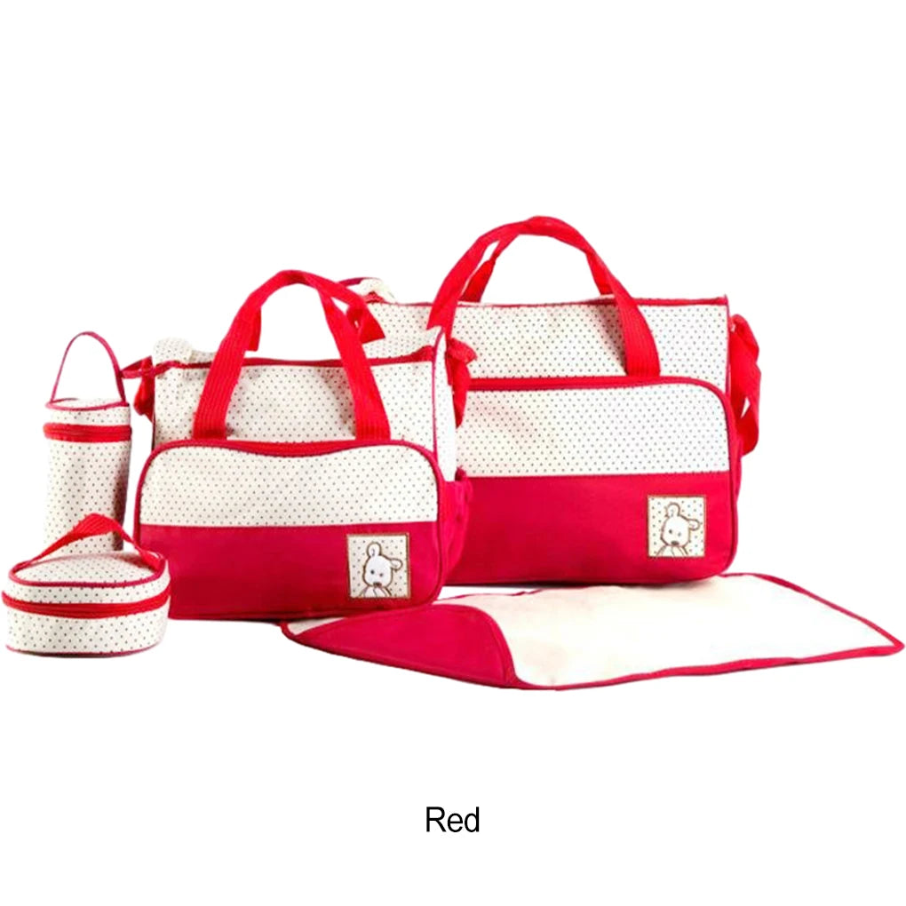 Practical Diaper Bag Large Capacity For All Essentials Safety Polyester Baby Diaper Bag Diaper Bags