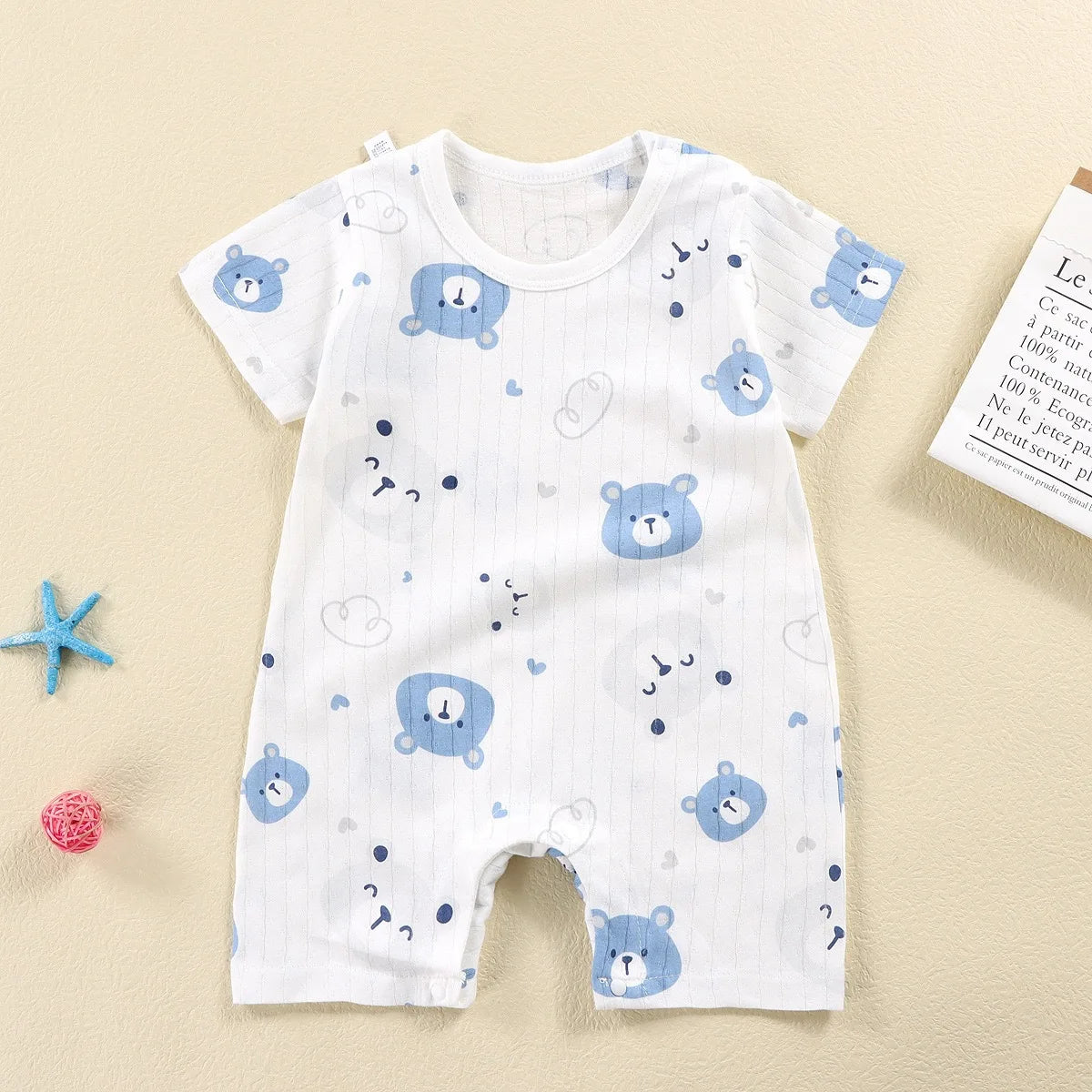 Summer Baby Jumpsuit Short Sleeved Newborn Boys Girls Romper Baby Jumpsuit Kid Clothes Children's Clothing
