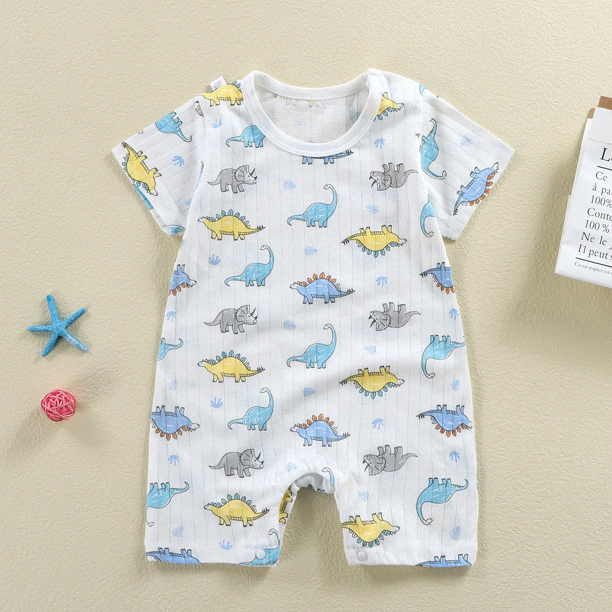 Summer Baby Jumpsuit Short Sleeved Newborn Boys Girls Romper Baby Jumpsuit Kid Clothes Children's Clothing