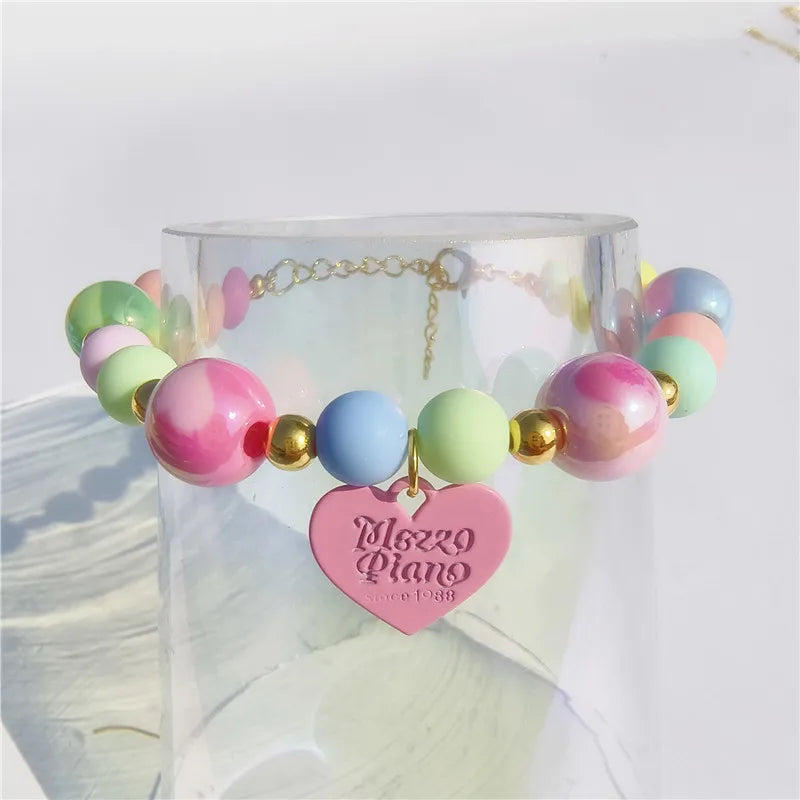 Pet Pearl Collar Little Cat Dog Love Pearl Necklace Cute Dog Jewelry Pet Accessories Puppy Necklace Bow Ties Dogs Pet Products