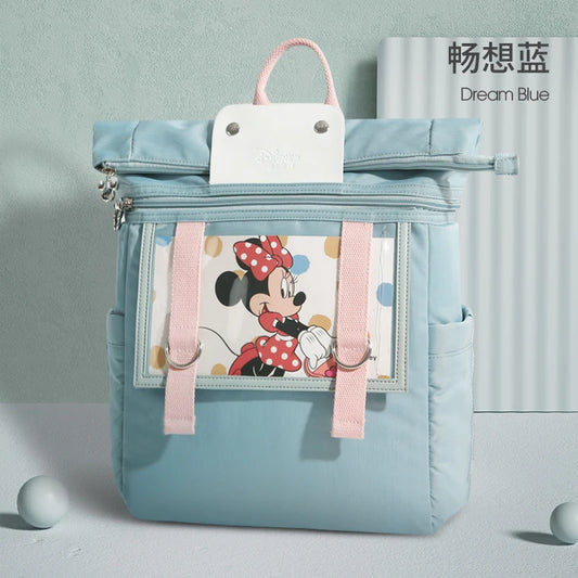 Disney Baby Diaper Bag Backpack Mother Maternity Travel Stroller Nappy Backpack Large Capacity Mummy Nursing Bag For Baby Care