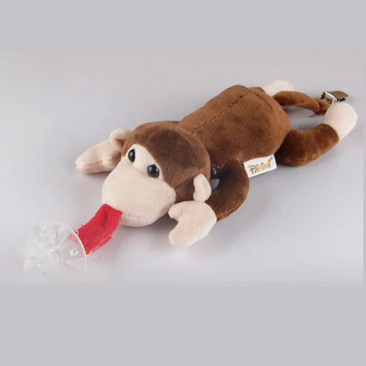 Baby Cute Cartoon Pacifier Chain Clips Newborn Plush Animal Toys  Soother Nipples Holder baby accessories (not include Pacifier)