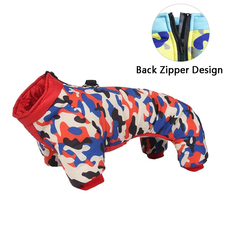 Winter Warm Thicken Pet Dog Jacket Waterproof Dog Clothes for Small Medium Dogs Puppy Coat Chihuahua French Bulldog Pug Clothing