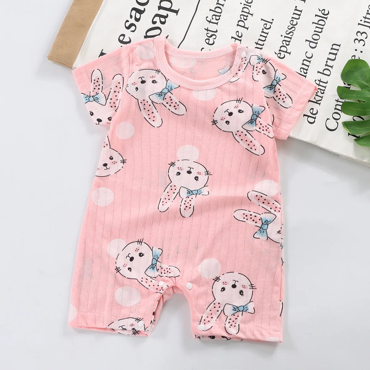 Summer Baby Jumpsuit Short Sleeved Newborn Boys Girls Romper Baby Jumpsuit Kid Clothes Children's Clothing
