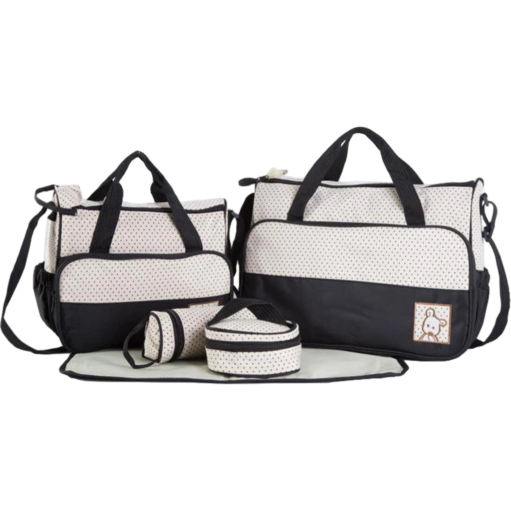 Practical Diaper Bag Large Capacity For All Essentials Safety Polyester Baby Diaper Bag Diaper Bags