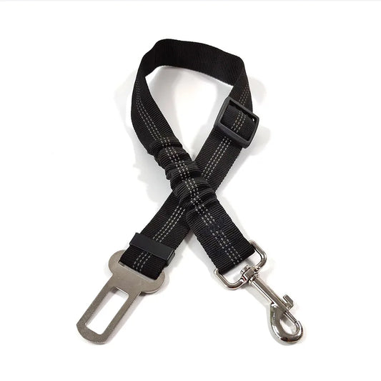 Adjustable Dog Seat Belt Dog Car Seatbelt Harness Leads Elastic Reflective Safety Rope Pet Dog Cat Supplies