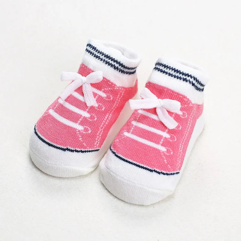Summer and autumn children's socks baby socks cotton baby socks silicone anti-slip socks Newborn Girls Boys Anti-Slip Socks