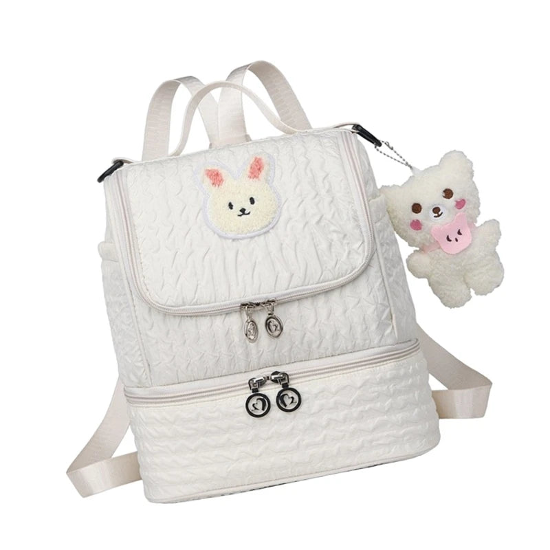 multifunction baby care Backpack Practical & Trendy Diaper Bag Backpack Easy to Carrying Suitable for Travel & Daily QX2D