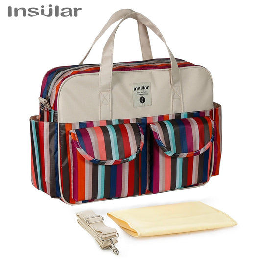 New Style Waterproof Diaper Bag Large Capacity Messenger Travel Bag Multifunctional Maternity Mother Baby Stroller Bags