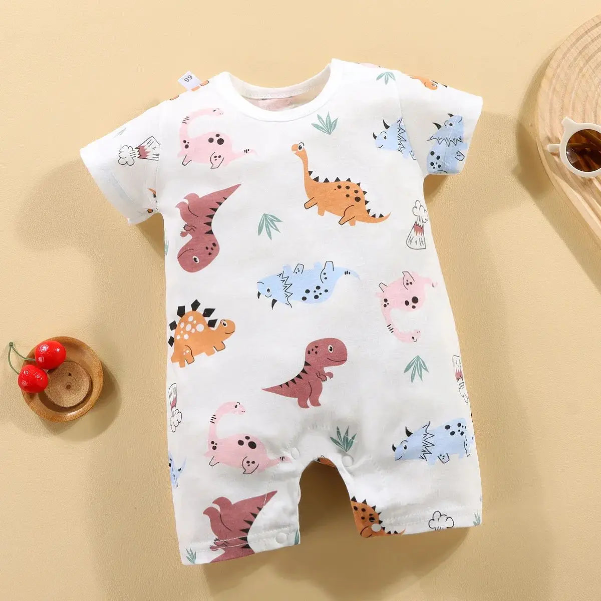 Summer Baby Jumpsuit Short Sleeved Newborn Boys Girls Romper Baby Jumpsuit Kid Clothes Children's Clothing