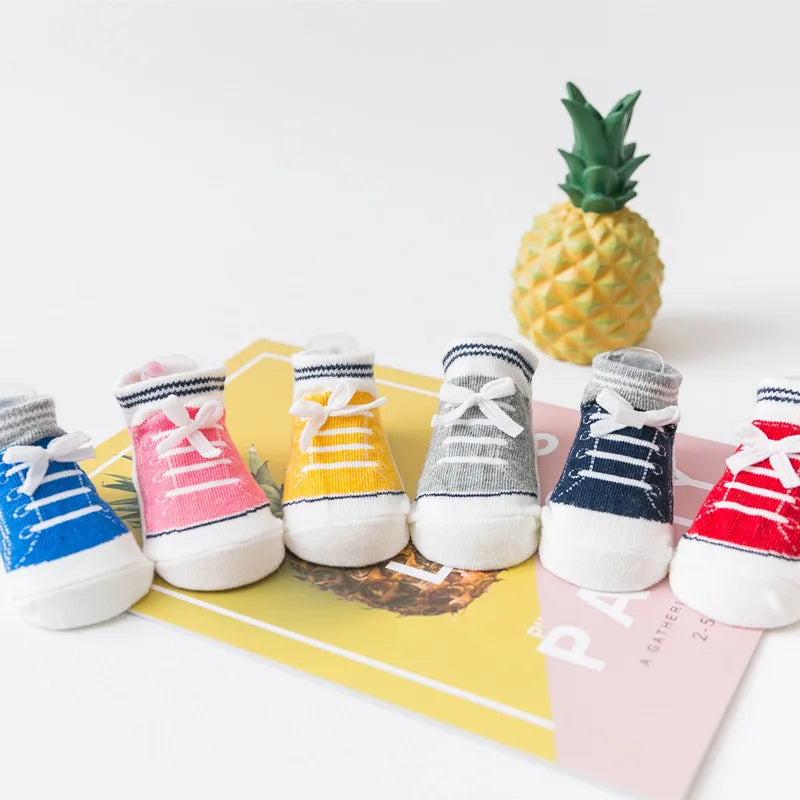 Summer and autumn children's socks baby socks cotton baby socks silicone anti-slip socks Newborn Girls Boys Anti-Slip Socks