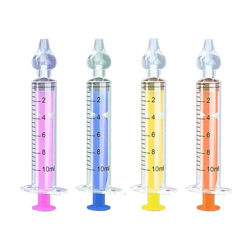 10/20ML Baby Nasal Washer Rhinitis Needle Cleaning Nasal Aspirator Children Syringe Kids Cleaning Health Care Multi-colors