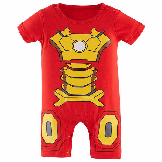 Baby Romper Fireman Cosplay Costume Boys Girl Superhero Jumpsuit Outfits Infant Playsuit Toddler Carnival Party Newborn Clothing