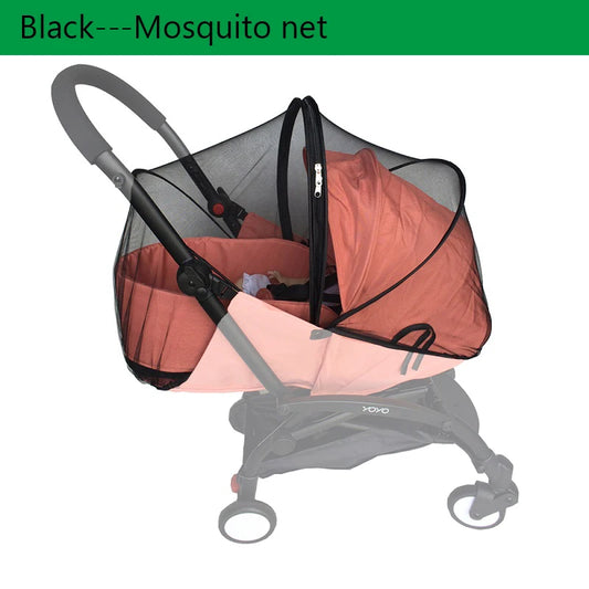 Baby Stroller Sleeping Basket Accessories Mosquito Net With Sunshade for Babyzen Yoyo Newborn Nest