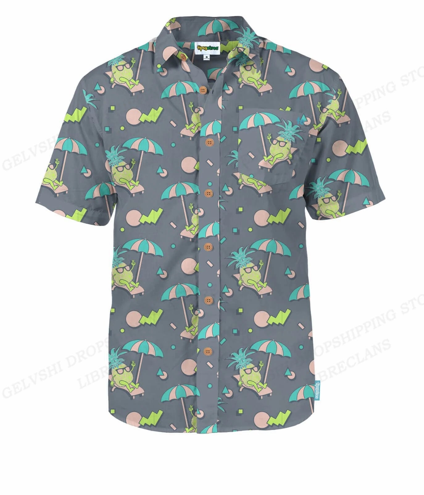 Duck Shirts Bird 3d Printed Shirts Men's Women's Shirts Men's Vocation Blouses Lapel Shirt Cuba Camisas Teens Blouse Cuba