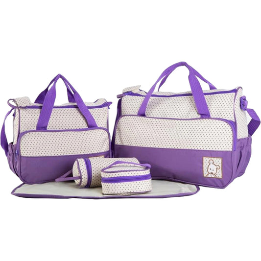 Practical Diaper Bag Large Capacity For All Essentials Safety Polyester Baby Diaper Bag Diaper Bags