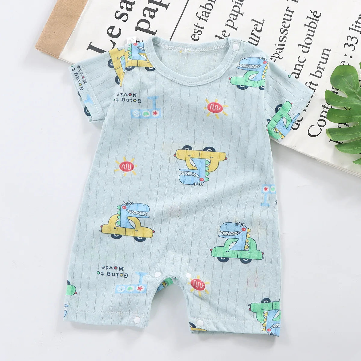 Summer Baby Jumpsuit Short Sleeved Newborn Boys Girls Romper Baby Jumpsuit Kid Clothes Children's Clothing