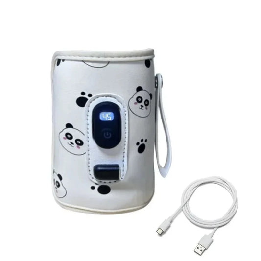 Baby Bottle Warmer 21-speed adjustment Baby Bottle Cup Warmer Car Portable USB Bottle Warmer Baby and Children Outdoor Travel