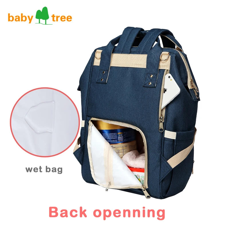 Nappy Backpack Bag Mummy Large Capacity Bag Mom Baby Multi-function Waterproof Outdoor Travel Diaper Bags For Baby Care B1105