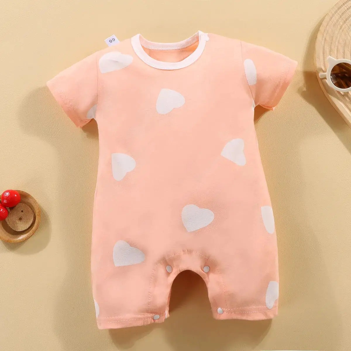 Summer Baby Jumpsuit Short Sleeved Newborn Boys Girls Romper Baby Jumpsuit Kid Clothes Children's Clothing