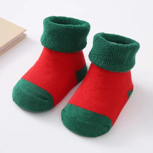 New Thickened Kids Socks Shoes Winter Super Warm Baby Toddler Socks Boys Girl Newborn Indoor Socks Floor Footwear Socks