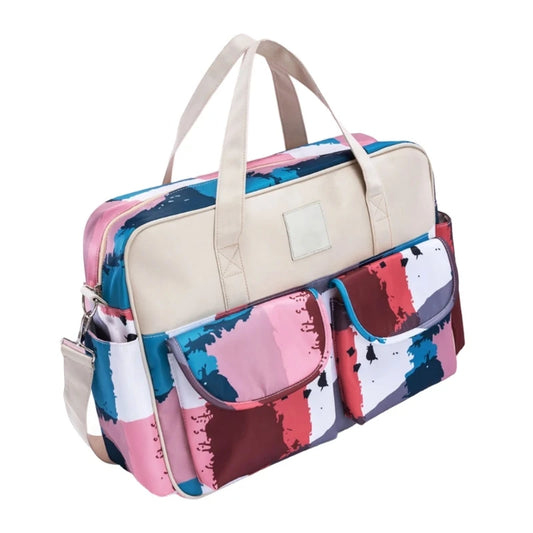 multifunctional Baby Gear Bag Bag Adjustable Straps Nursery Organizes Large Capacity