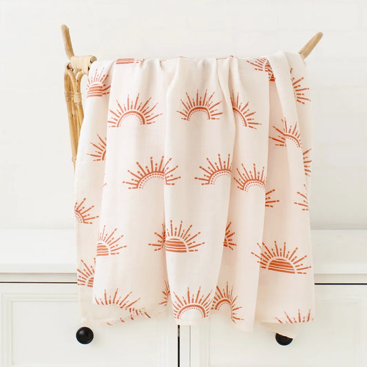 Bamboo Baby Blanket Newborn Swaddle Baby Stuff Mushroom Muslin Blanket Organic Cotton Baby Nursery Infant Receiving Blanket