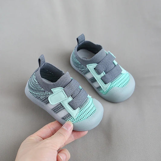 Baby Sports Shoes Mesh Breathable Boy Girls Walking Soft Soles Anti-skid Baby Shoes Boy  Children's Casual Sports Shoes