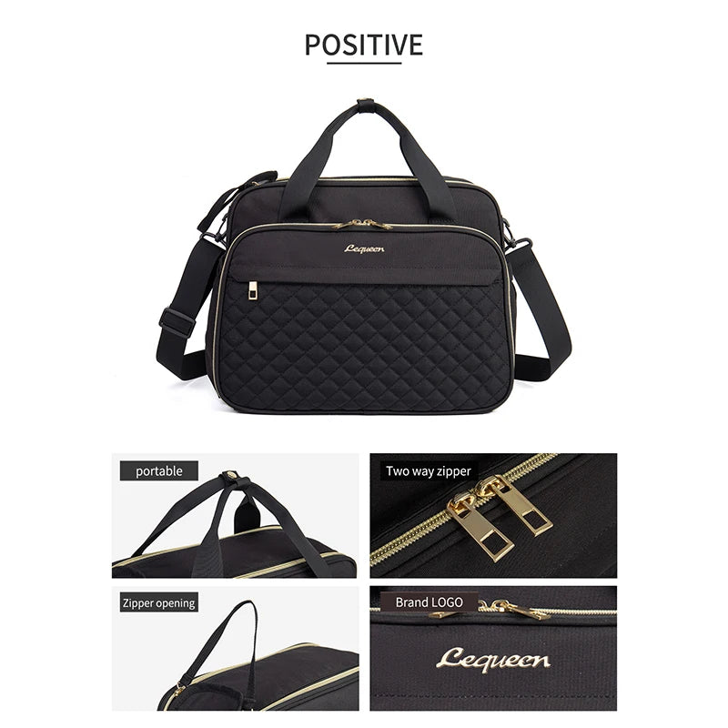 LEQUEEN Baby Diaper Bag Large Capacity Bag for Moms Baby Stroller Organizer Travel Mother  Maternity Bags for Baby Women Handbag