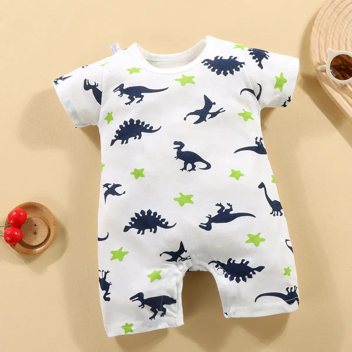 Summer Baby Jumpsuit Short Sleeved Newborn Boys Girls Romper Baby Jumpsuit Kid Clothes Children's Clothing