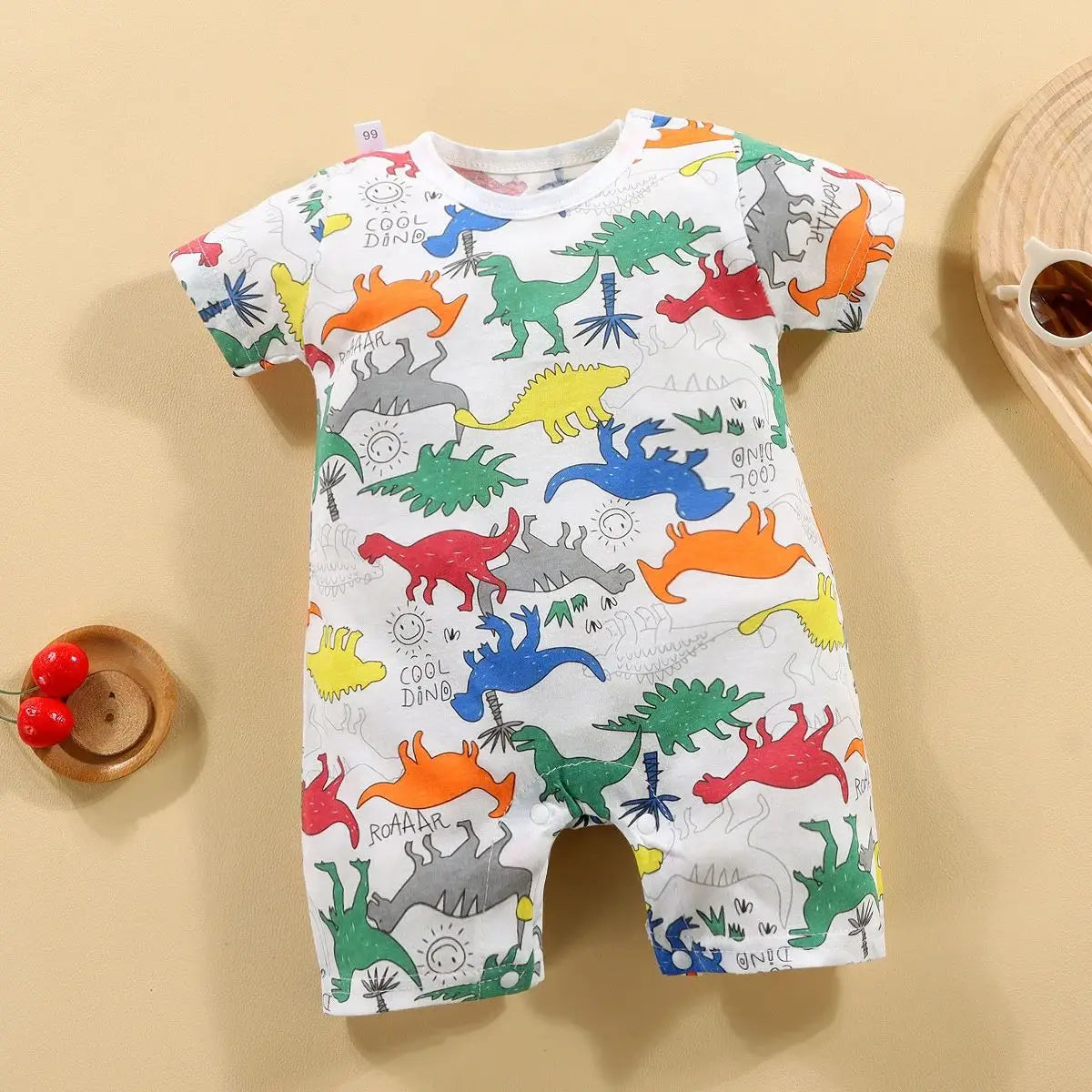 Summer Baby Jumpsuit Short Sleeved Newborn Boys Girls Romper Baby Jumpsuit Kid Clothes Children's Clothing